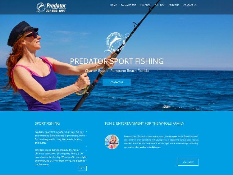 predator sport fishing - socaial media marketing in midland texas